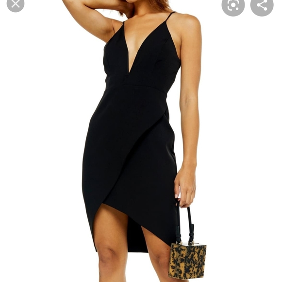 Topshop Dresses & Skirts - Topshop Plunge Slip Mini Dress